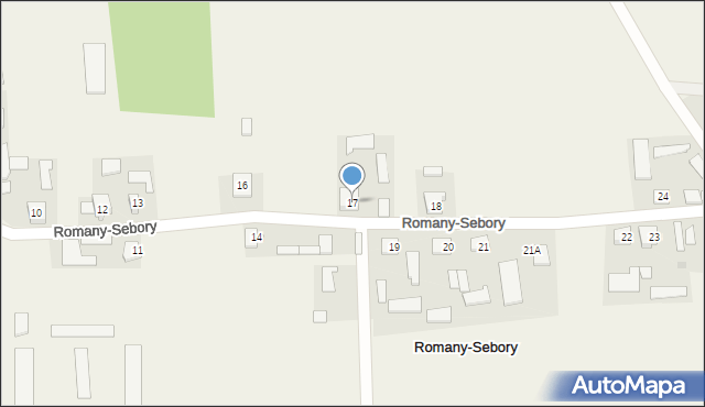 Romany-Sebory, Romany-Sebory, 17, mapa Romany-Sebory