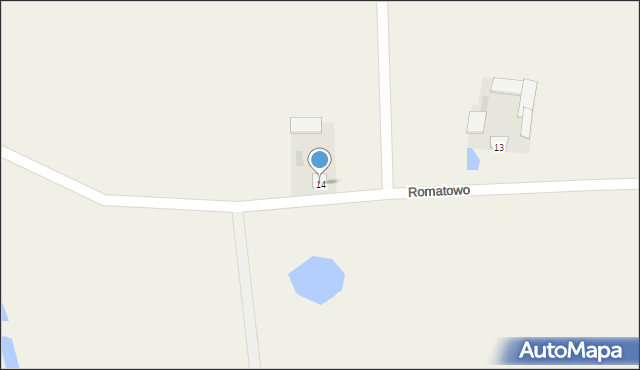 Romatowo, Romatowo, 14, mapa Romatowo