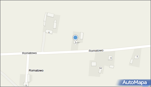 Romatowo, Romatowo, 7, mapa Romatowo