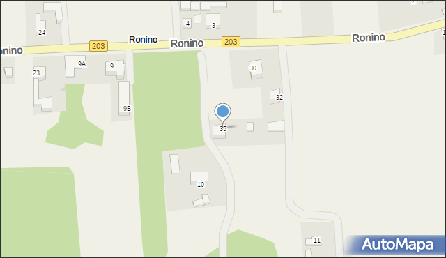 Ronino, Ronino, 35, mapa Ronino