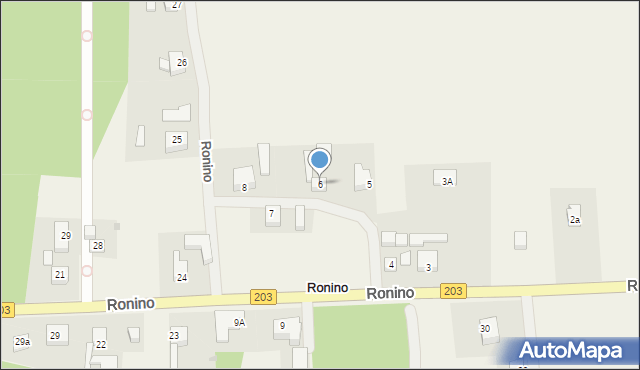 Ronino, Ronino, 6, mapa Ronino