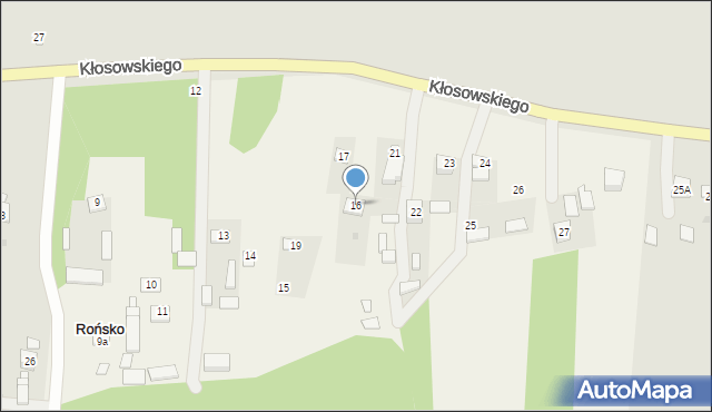 Rońsko, Rońsko, 16, mapa Rońsko