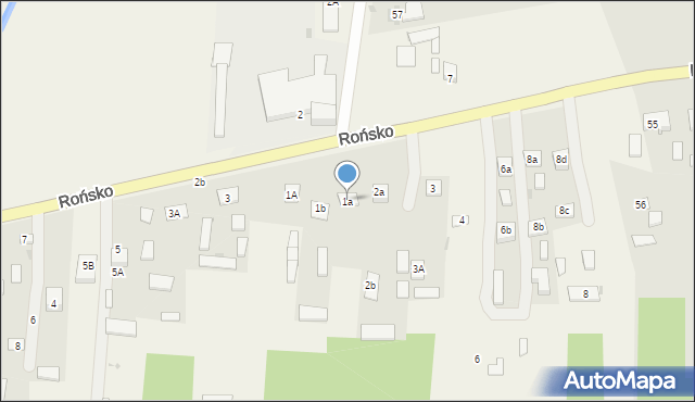 Rońsko, Rońsko, 1a, mapa Rońsko