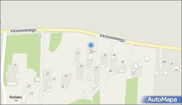 Rońsko, Rońsko, 21, mapa Rońsko