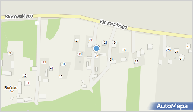 Rońsko, Rońsko, 22, mapa Rońsko