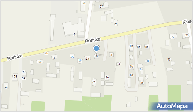 Rońsko, Rońsko, 2a, mapa Rońsko