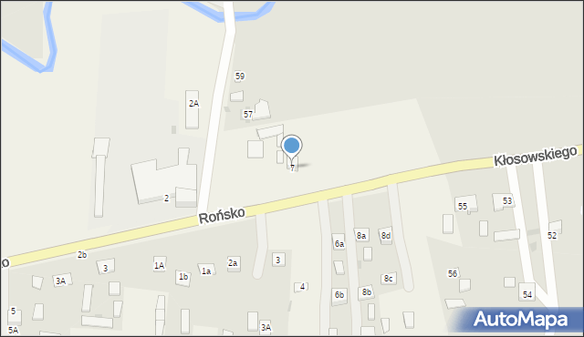 Rońsko, Rońsko, 7, mapa Rońsko