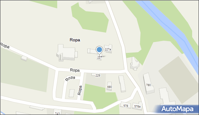 Ropa, Ropa, 227, mapa Ropa