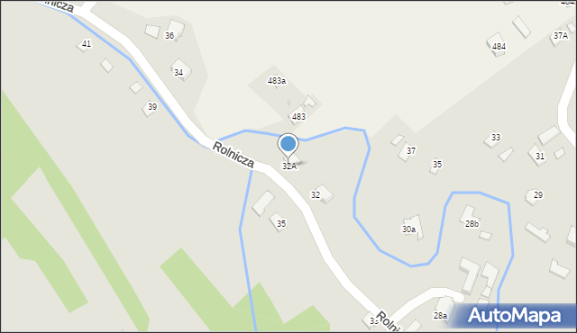 Ropczyce, Rolnicza, 32A, mapa Ropczyce