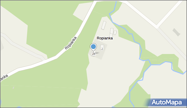 Ropianka, Ropianka, 2A, mapa Ropianka