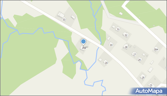 Ropienka, Ropienka, 33a, mapa Ropienka