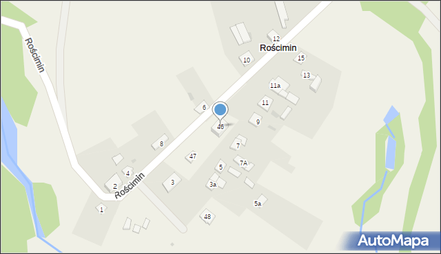 Rościmin, Rościmin, 46, mapa Rościmin