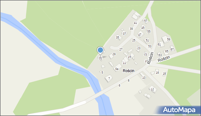 Rościn, Rościn, 31, mapa Rościn