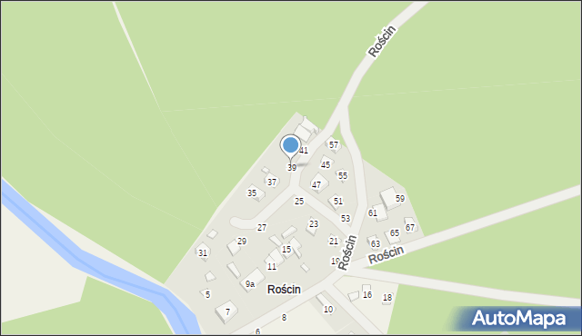 Rościn, Rościn, 39, mapa Rościn