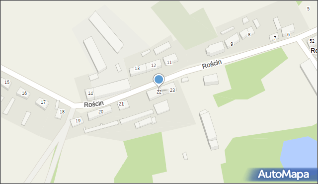 Rościn, Rościn, 22, mapa Rościn