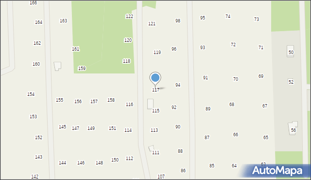 Rościnno, Rościnno, 117, mapa Rościnno