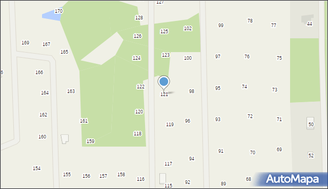 Rościnno, Rościnno, 121, mapa Rościnno