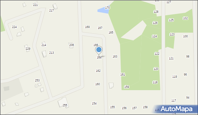 Rościnno, Rościnno, 164, mapa Rościnno