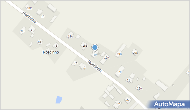 Rościnno, Rościnno, 19, mapa Rościnno