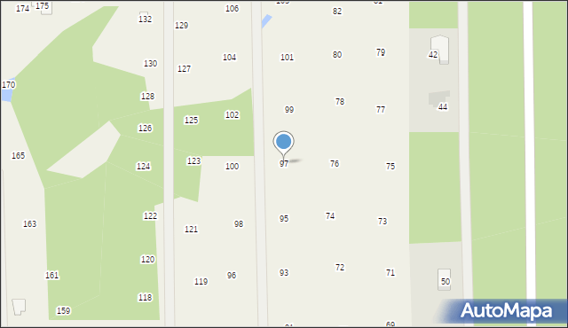 Rościnno, Rościnno, 97, mapa Rościnno