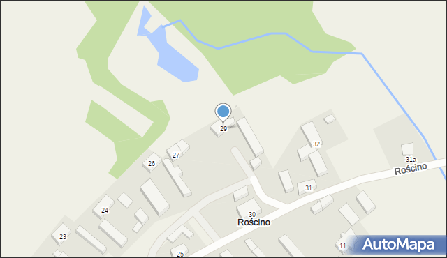 Rościno, Rościno, 29, mapa Rościno