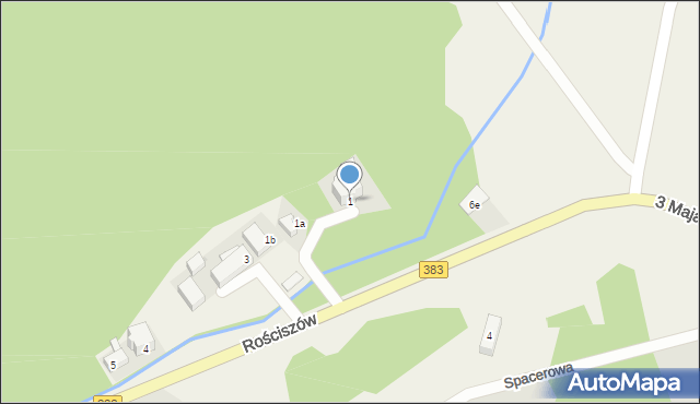 Rościszów, Rościszów, 1, mapa Rościszów