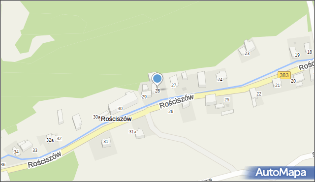 Rościszów, Rościszów, 28, mapa Rościszów