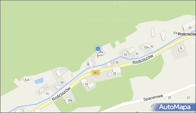 Rościszów, Rościszów, 37, mapa Rościszów