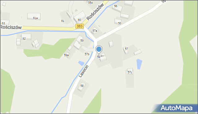 Rościszów, Rościszów, 54, mapa Rościszów