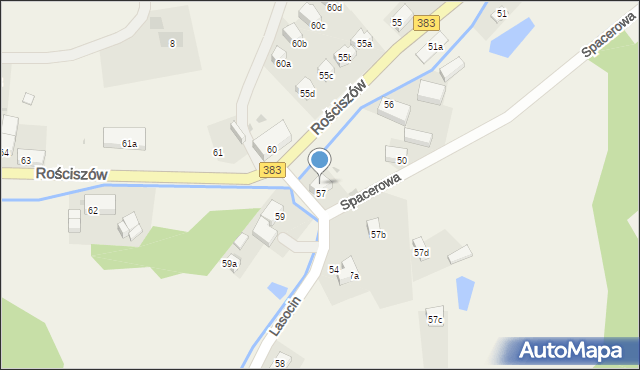 Rościszów, Rościszów, 57a, mapa Rościszów