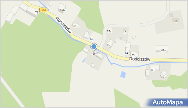 Rościszów, Rościszów, 66, mapa Rościszów