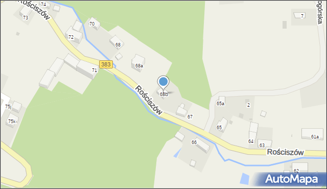 Rościszów, Rościszów, 68b, mapa Rościszów