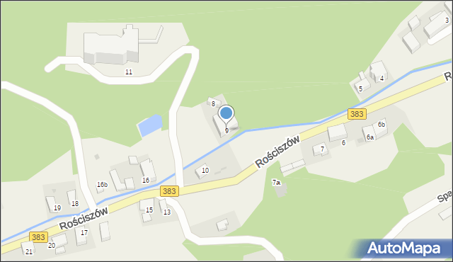 Rościszów, Rościszów, 9, mapa Rościszów