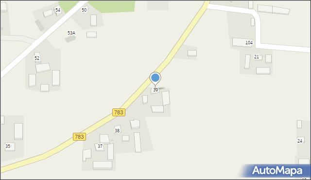 Rosiejów, Rosiejów, 39, mapa Rosiejów