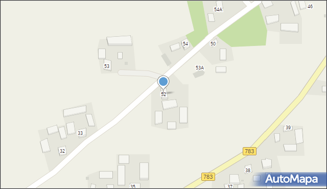 Rosiejów, Rosiejów, 52, mapa Rosiejów