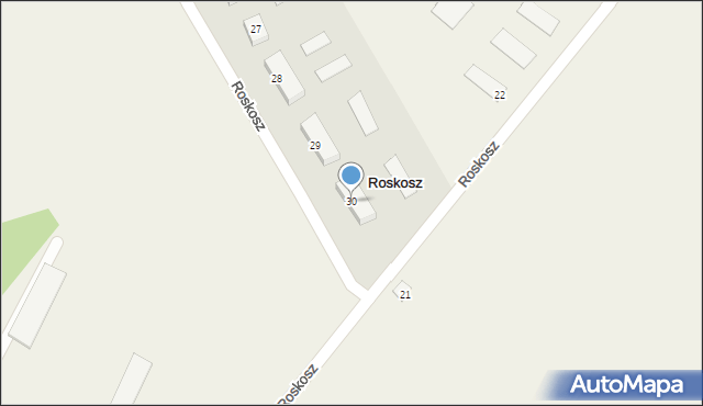 Roskosz, Roskosz, 30, mapa Roskosz