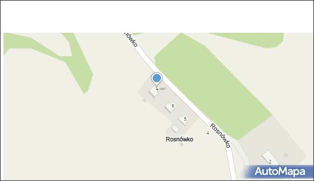 Rosnówko, Rosnówko, 7, mapa Rosnówko