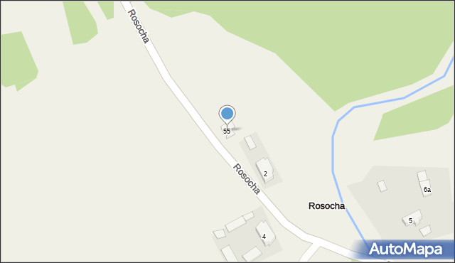 Rosocha, Rosocha, 55, mapa Rosocha