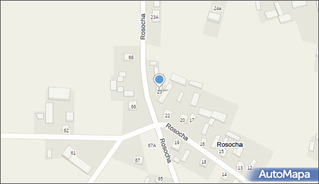 Rosocha, Rosocha, 23, mapa Rosocha