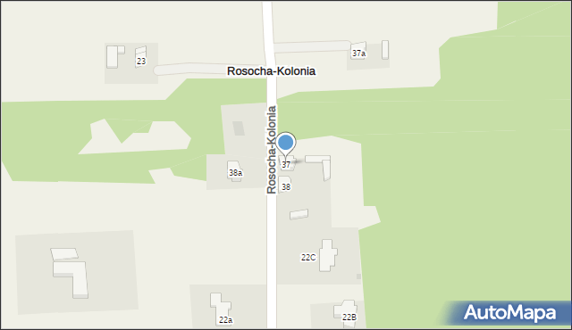 Rosocha-Kolonia, Rosocha-Kolonia, 37, mapa Rosocha-Kolonia