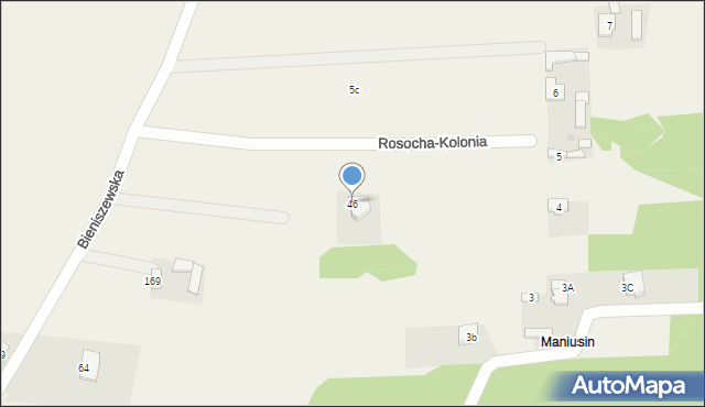 Rosocha-Kolonia, Rosocha-Kolonia, 46, mapa Rosocha-Kolonia