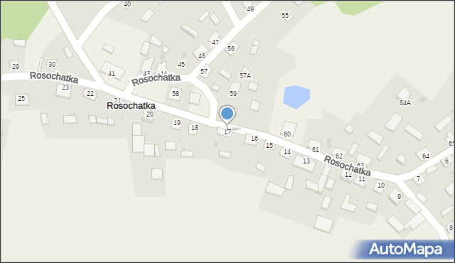 Rosochatka, Rosochatka, 17, mapa Rosochatka