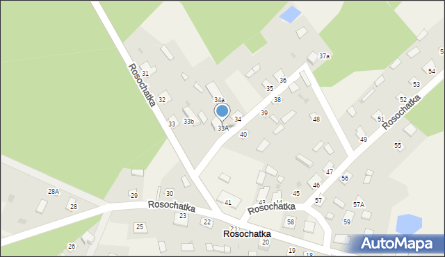 Rosochatka, Rosochatka, 33A, mapa Rosochatka