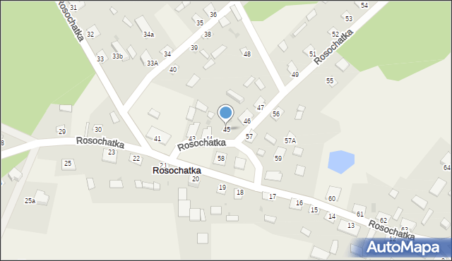 Rosochatka, Rosochatka, 45, mapa Rosochatka