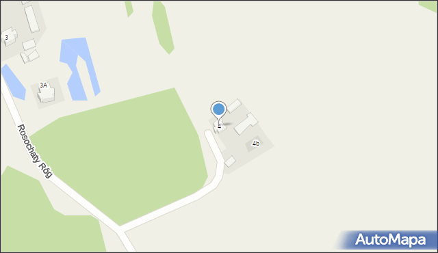 Rosochaty Róg, Rosochaty Róg, 4, mapa Rosochaty Róg