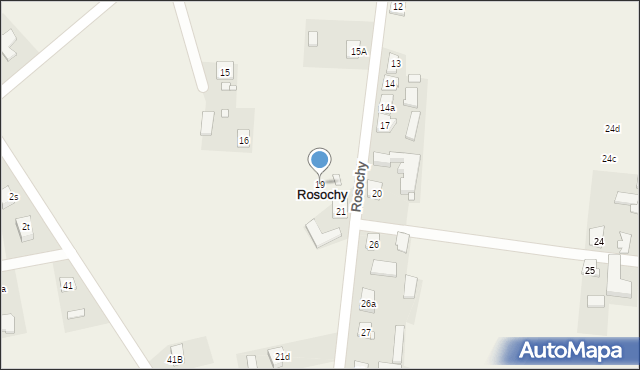 Rosochy, Rosochy, 19, mapa Rosochy