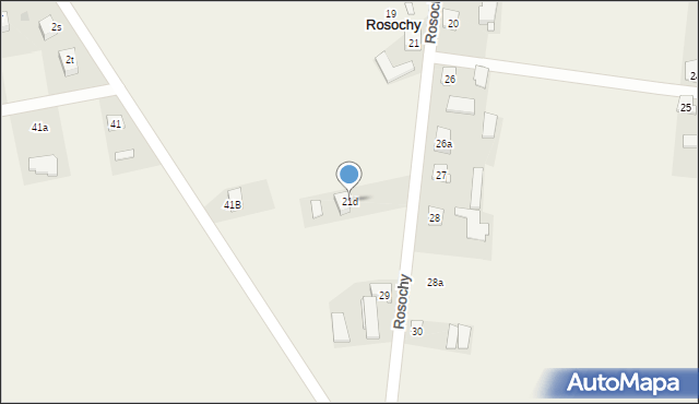 Rosochy, Rosochy, 21d, mapa Rosochy