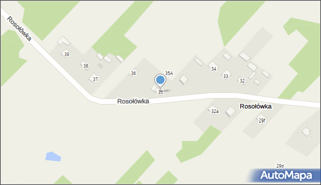 Rosołówka, Rosołówka, 35, mapa Rosołówka