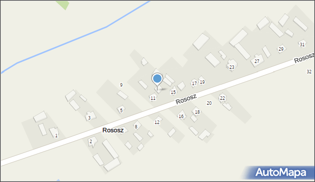 Rososz, Rososz, 13, mapa Rososz