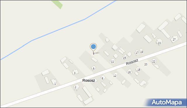 Rososz, Rososz, 9, mapa Rososz